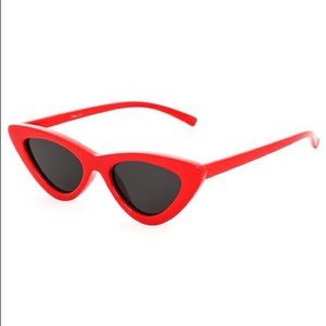 Red Cat Eye Retro Sunglasses